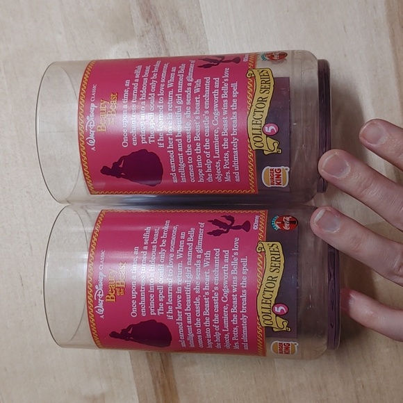 Disney Beauty and the Beast Burger King Collector's Cup Vintage - Picture 6 of 13